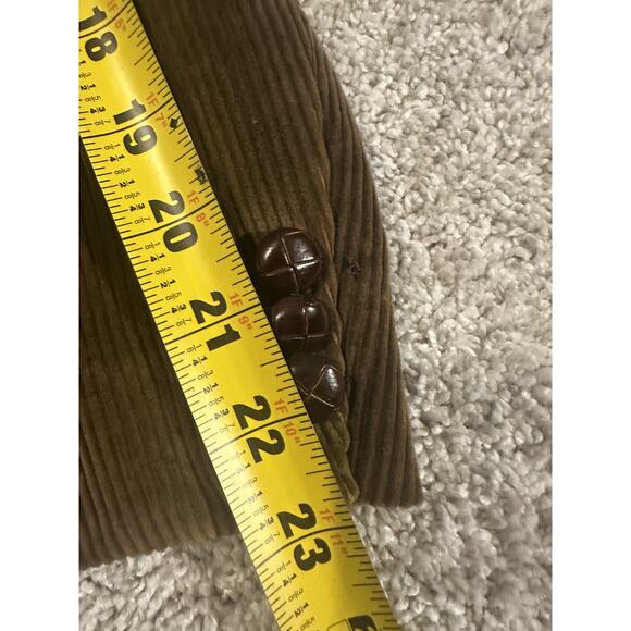 David Taylor Men’s Corduroy Blazer 46L Brown Sport Coat Jacket Cotton 2 Button - Picture 5 of 11
